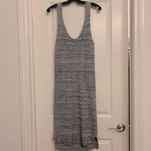 SUSINA Knit Blue & White MIDI Dress Size XXS